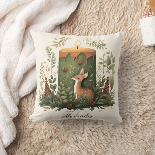 クリスマスパーソナライズされたお洒落ベビー1stクリスマ クッション (ブランケット)