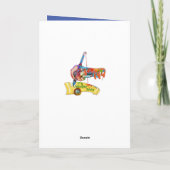 クリスマスパーソナライズされたとお正月 シーズンカード (裏面)