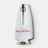 クリスマスパーソナライズされたのスチュビーのホルダー ボトルクーラー (裏面)