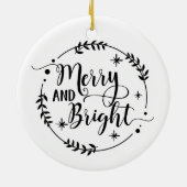 クリスマスパーソナライズされたのライトアップ付きペットの写真 セラミックオーナメント (裏面)