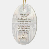 クリスマスパーソナライズされたの前の夜だった セラミックオーナメント (左)