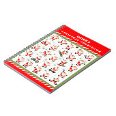 クリスマスパーソナライズされたの降臨カレンダー ノートブック (左側)