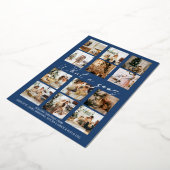 クリスマスパーソナライズされたは 箔シーズンカード (回転した状態)