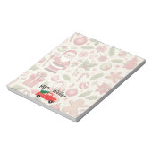 クリスマスパーソナライズされたをテーマにした先生プレゼント ノートパッド (回転)