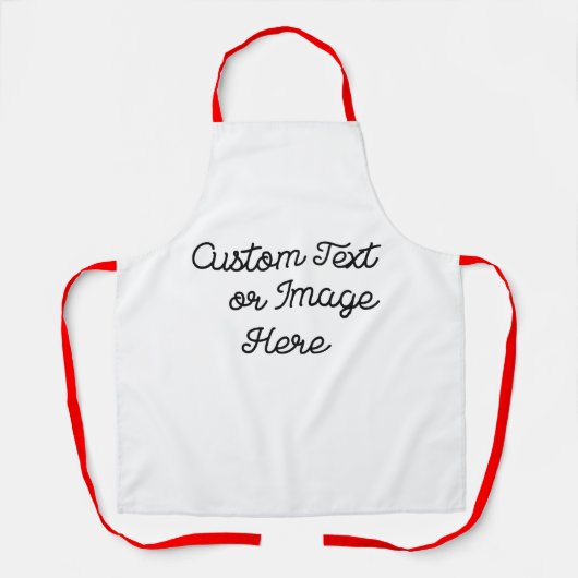 クリスマスパーソナライズされたエプロン、お尻カスタムエプロン エプロン (正面)