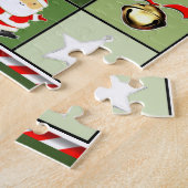 クリスマスパーソナライズされたカウントダウン ジグソーパズル (側面)