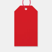 クリスマスパーソナライズされたキャンパー ギフトタグ (裏面)