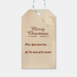 クリスマスパーソナライズされたギフト用ラベルラベル ギフトタグ