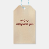 クリスマスパーソナライズされたギフト用ラベルラベル ギフトタグ (裏面)