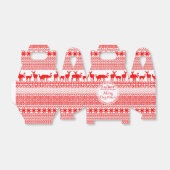 クリスマスパーソナライズされたシーズンのグリーティング特典ボックス フェイバーボックス (折り畳みなし)