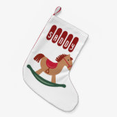 クリスマスパーソナライズされたストッキング スモールクリスマスストッキング (正面 (吊り時))