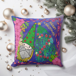 クリスマスパーソナライズされたツリー付き格言メリークリスマス クッション