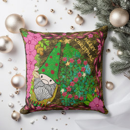 クリスマスパーソナライズされたツリー付き格言メリークリスマス クッション