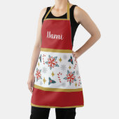 クリスマスパーソナライズされたデザイン エプロン (インサイチュ)