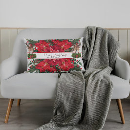 クリスマスパーソナライズされたトナカイ ランバークッション