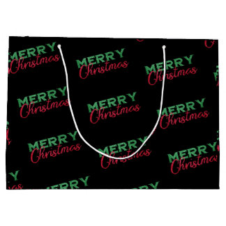 クリスマスパーソナライズされたバッグ、クリスマスパーティー ラージペーパーバッグ