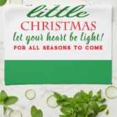 クリスマスパーソナライズされたパンダ キッチンタオル (折り畳み)