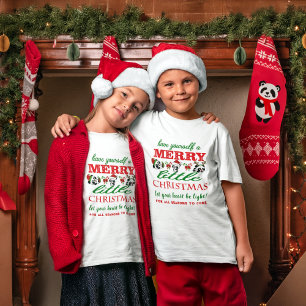 クリスマスパーソナライズされたパンダ Tシャツ