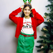 クリスマスパーソナライズされたパンダ Tシャツ