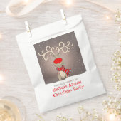 クリスマスパーソナライズされたパーティーの好意バッグ フェイバーバッグ (クリップ留めされた状態)