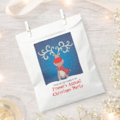 クリスマスパーソナライズされたパーティーの好意バッグ フェイバーバッグ (クリップ留めされた状態)