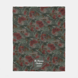 クリスマスパーソナライズされたフリースブランケット フリースブランケット