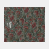 クリスマスパーソナライズされたフリースブランケット フリースブランケット (正面(横))