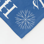 クリスマスパーソナライズされたフレーズ フリースブランケット (角)