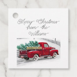 クリスマスパーソナライズされたプレゼントラベル フェイバータグ