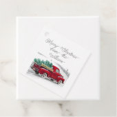 クリスマスパーソナライズされたプレゼントラベル フェイバータグ (インサイチュ)