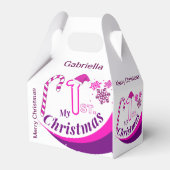 クリスマスパーソナライズされたベビー「My 1st Christmas」 フェイバーボックス (裏面サイド)