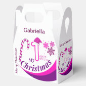 クリスマスパーソナライズされたベビー「My 1st Christmas」 フェイバーボックス (オープン)