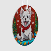 「クリスマスパーソナライズされたペットオーナメント オーナメント (正面)