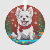 「クリスマスパーソナライズされたペットオーナメント オーナメント (裏面)