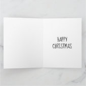 クリスマスパーソナライズされたホッキョクグマ カード (内部)