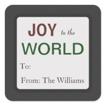 クリスマスパーソナライズされたホリデーギフトラベルシール