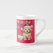 クリスマスパーソナライズされたマグカップ ボーンチャイナマグカップ (右)