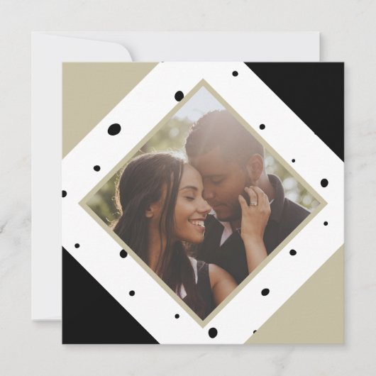 クリスマスパーソナライズされたモダンの写真 シーズンカード (正面)