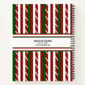 クリスマスパーソナライズされたレシピ ノートブック (裏面)