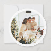 クリスマスパーソナライズされた写真テンプレート休日 シーズンカード (裏面)