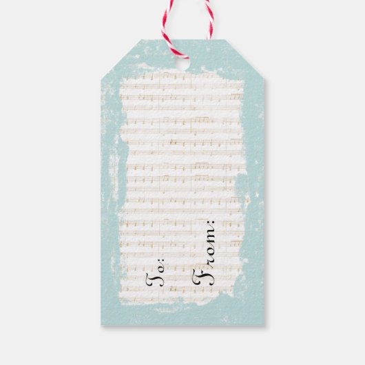 クリスマスパーソナライズされた天使 ギフトタグ (裏面)