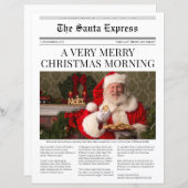クリスマスパーソナライズされた新聞 (正面/裏面)