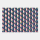 クリスマスパーソナライズされた格言水彩画 ラッピングペーパーシート (正面2)