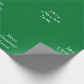 クリスマスパーソナライズされた紙 ラッピングペーパー (角)