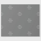 クリスマスパーソナライズされた紙 ラッピングペーパー (フラット)