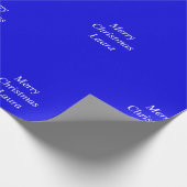 クリスマスパーソナライズされた紙 ラッピングペーパー (角)