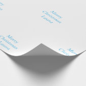 クリスマスパーソナライズされた紙 ラッピングペーパー (角)