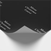 クリスマスパーソナライズされた紙 ラッピングペーパー (角)