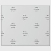 クリスマスパーソナライズされた紙 ラッピングペーパー (フラット)