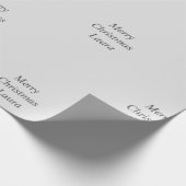 クリスマスパーソナライズされた紙 ラッピングペーパー (角)